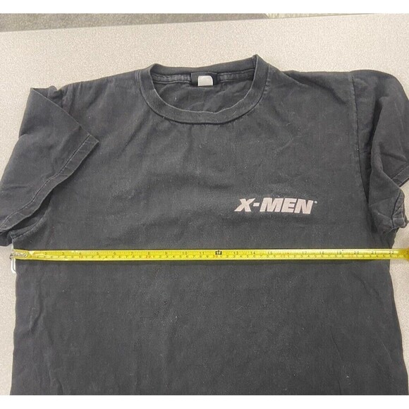 Vintage X-Men Shirt Mens Large Black Marvel Movie Wolverine Storm 90s Made USA - Picture 2 of 13